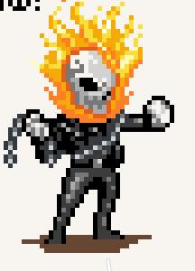 Mini art: Motoqueiro Fantasma